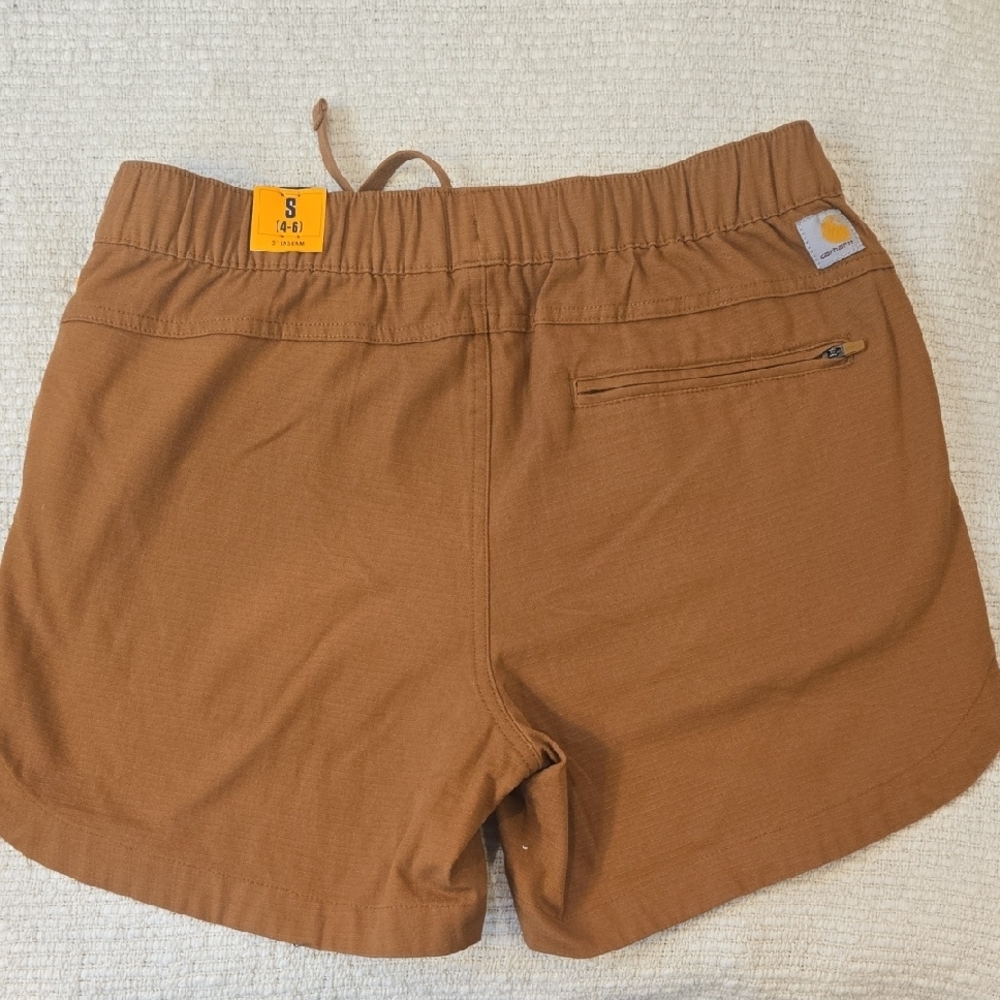 Carhartt Women's Tan Cargo Shorts - Picture 5 of 11